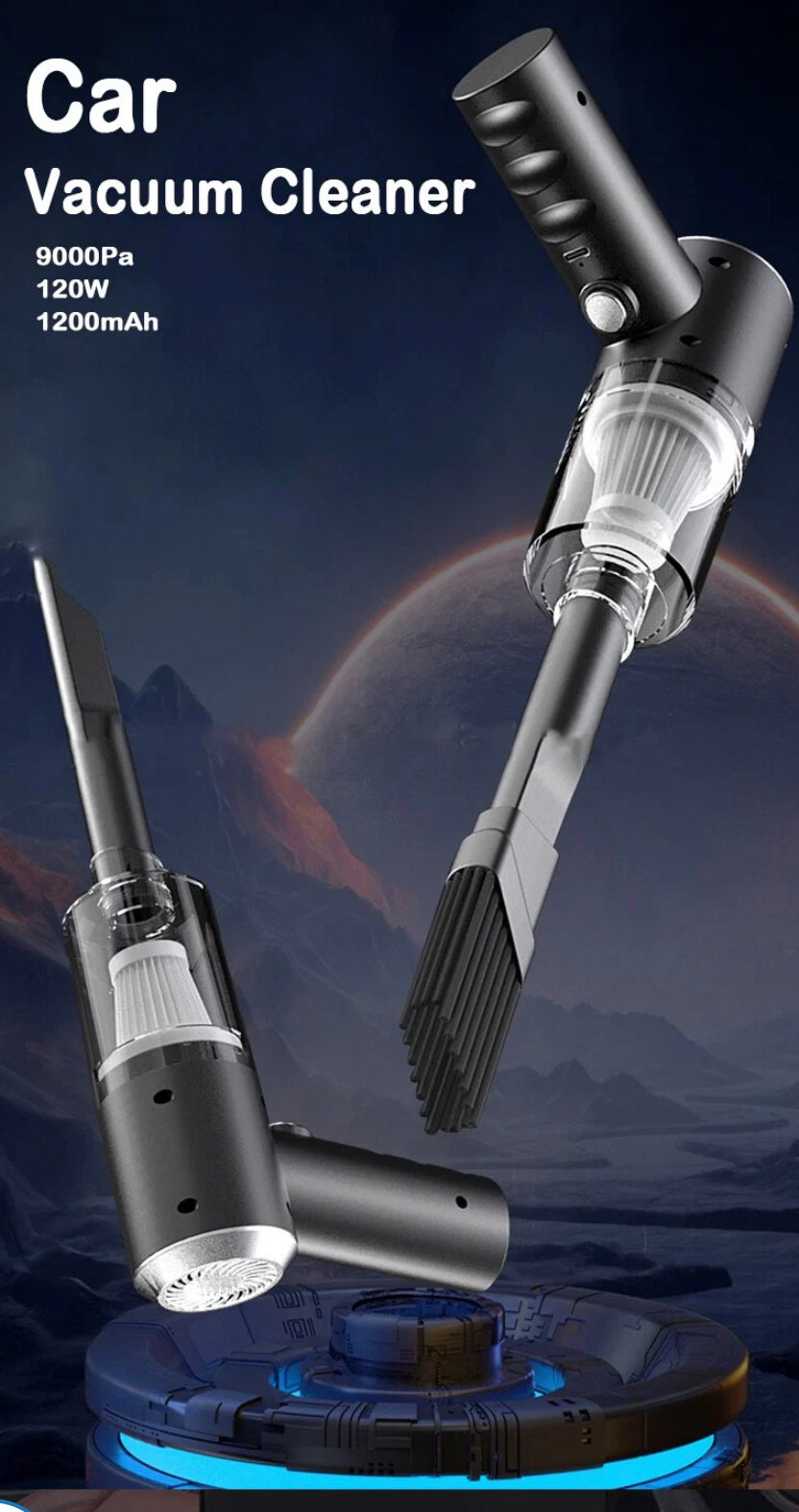 שואב אבק מיני לרכב ולבית דגם GZ000011