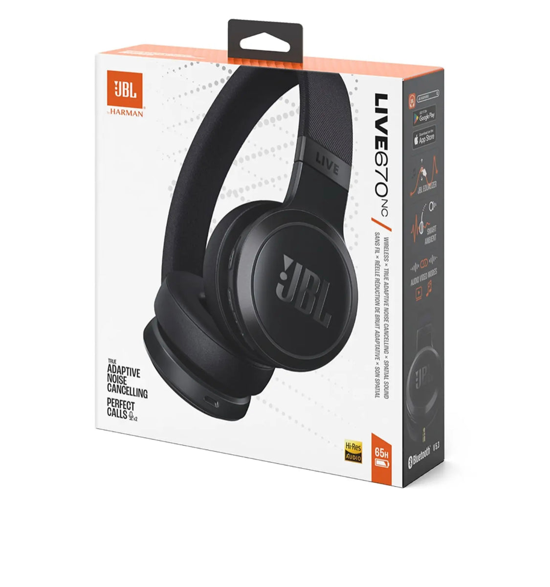 אוזניות קשת בלוטות’ מבית JBL דגם LIVE 670NC (יבואן רשמי מודן)
