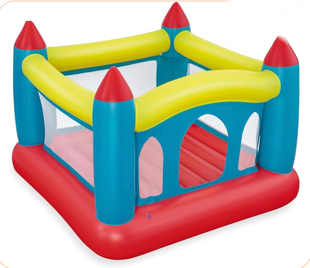 טרמפולינה מתנפחת צבעונית דגם טירה