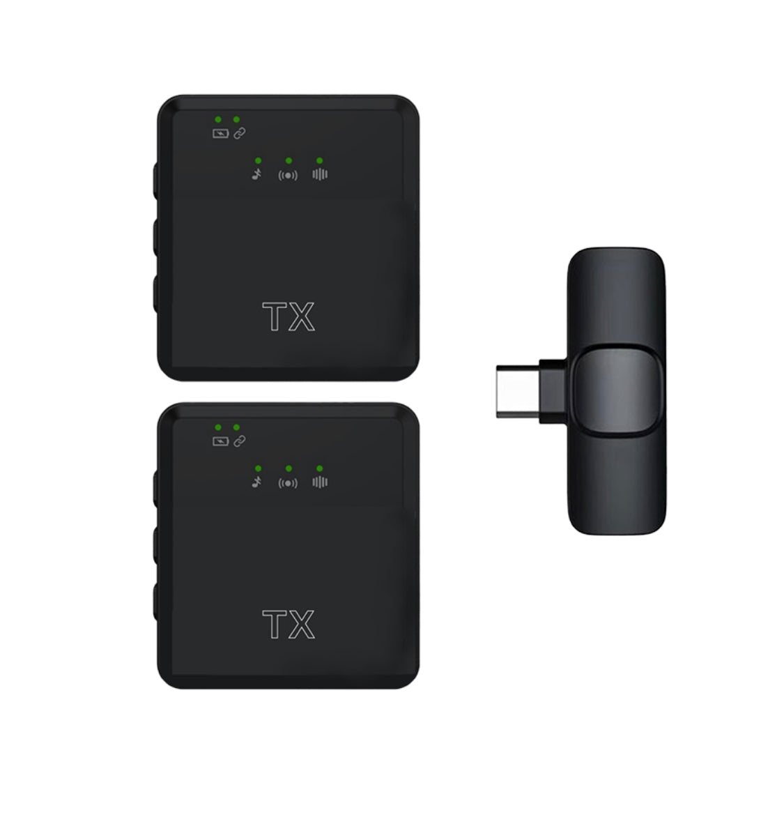 זוג מיקרופונים Dash אלחוטיים דגם K95 לחיבור Type-C/iPhone