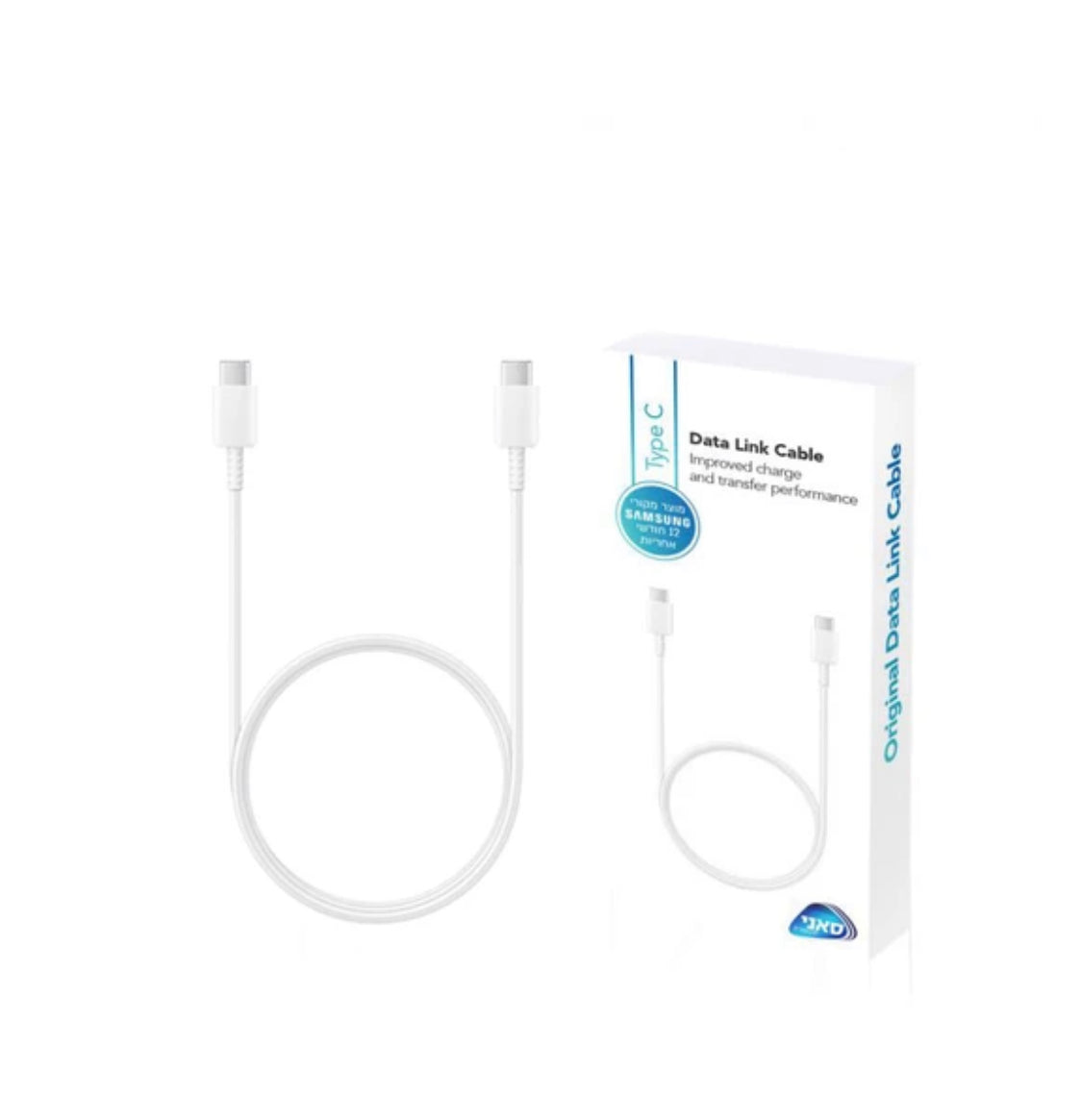כבל PD Type-C צבע שחור מבית Samsung – אורך 1.8 מטר (יבואן רשמי סאני)