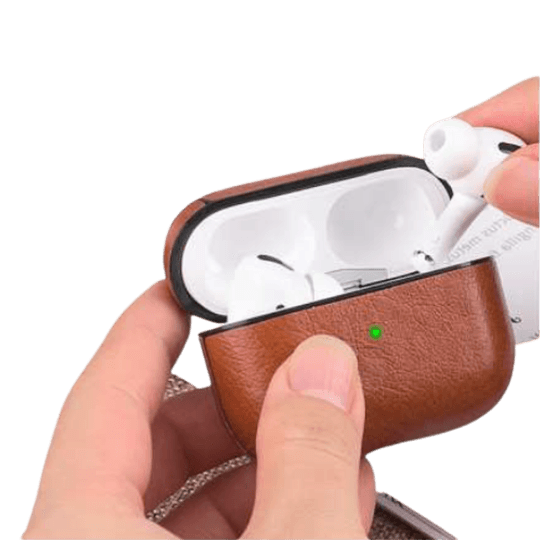 מובייל סנטר ציוד לסלולר | כיסוי איירפודס פרו דמוי עור