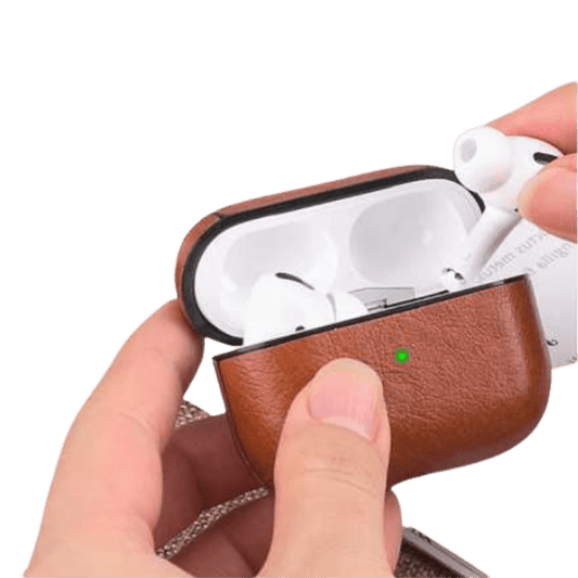 מובייל סנטר ציוד לסלולר | כיסוי איירפודס פרו דמוי עור