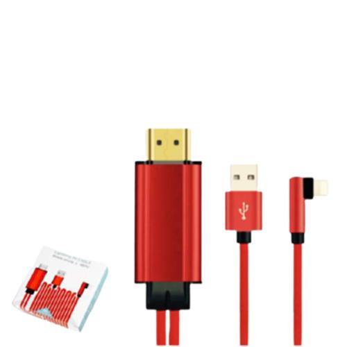 מובייל סנטר ציוד לסלולר | אייפון/אייפד HDMI כבל 3 צבעים