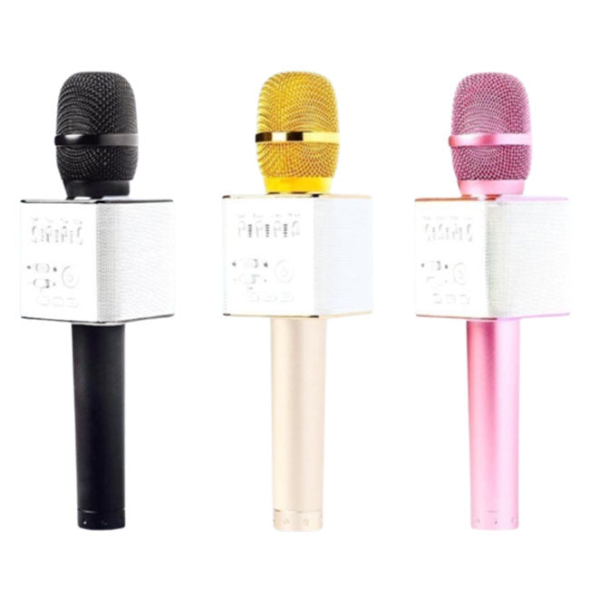 מובייל סנטר ציוד לסלולר | מיקרופון קריוקי עם רמקול מובנה בלוטוס