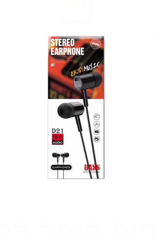 אוזניות קופה דגם D21 באריזה מהודרת