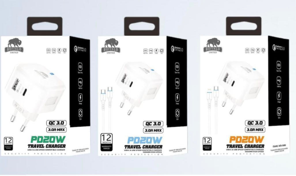 מובייל סנטר ציוד לסלולר | מטען מהיר 20 וואט שני יציאות Type-c ו IPhone