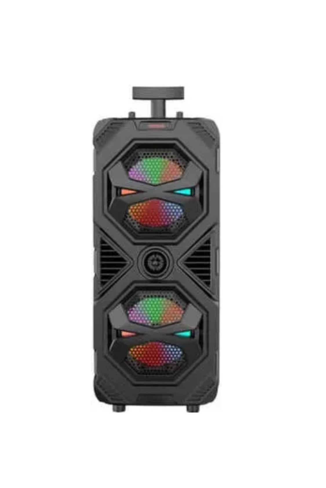 בידורית קריוקי דגם ZQS-8212 עם זוג רמקולים – כל רמקול בגודל 8 אינץ’ ובעוצמה של 20W עם מיקרופון אלחוטי