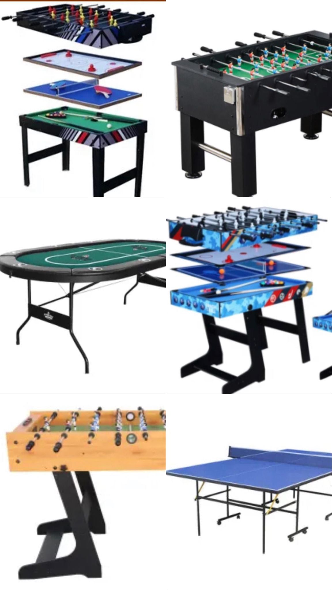 שולחנות משחק