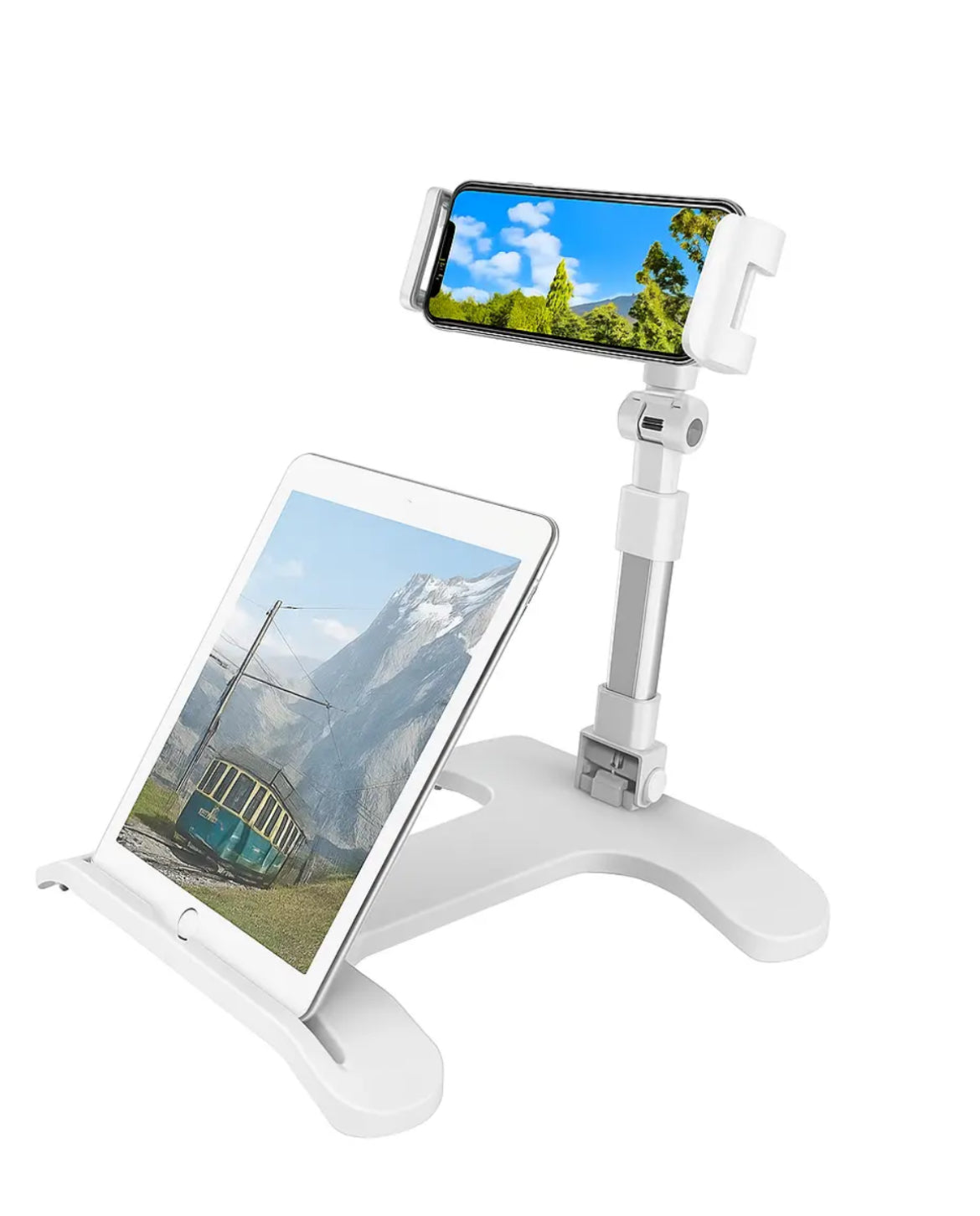 מעמד שולחני זוגי דגם P9
מתאים ל-iPad/Tablet ומכשירי סלולר