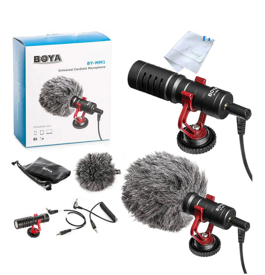 מיקרופון דגם BY-MM1 מבית BOYA
במיוחד לוולגרים וסטרימינג