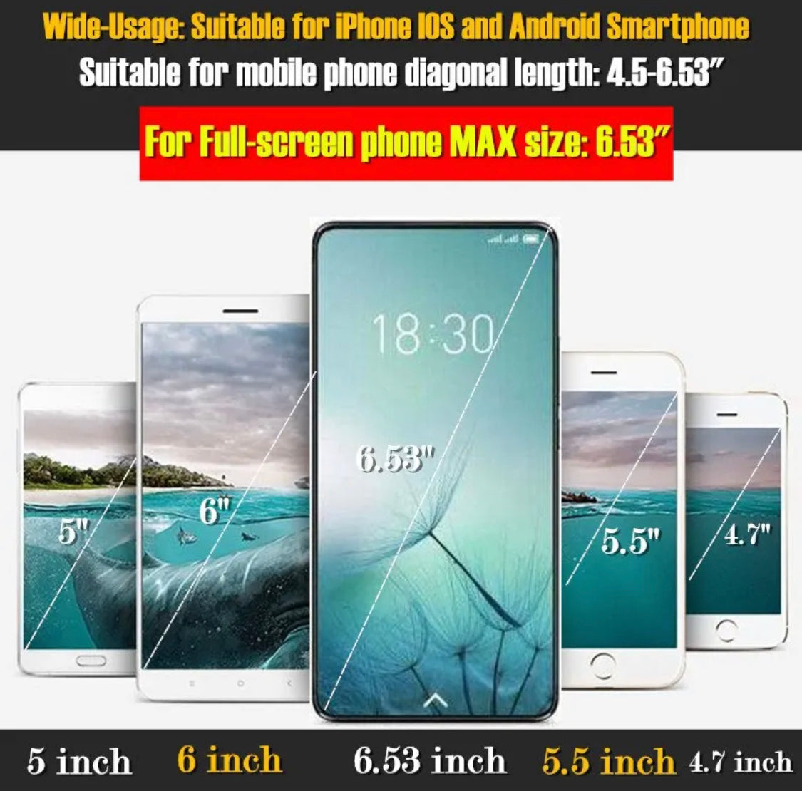 משקפי תלת מימד VR עם אוזניות מובנות כולל שלט