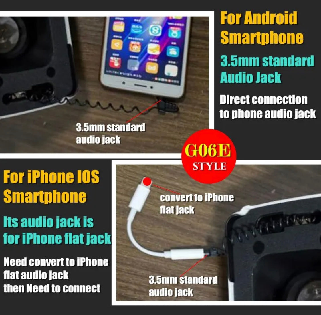 משקפי תלת מימד VR עם אוזניות מובנות כולל שלט