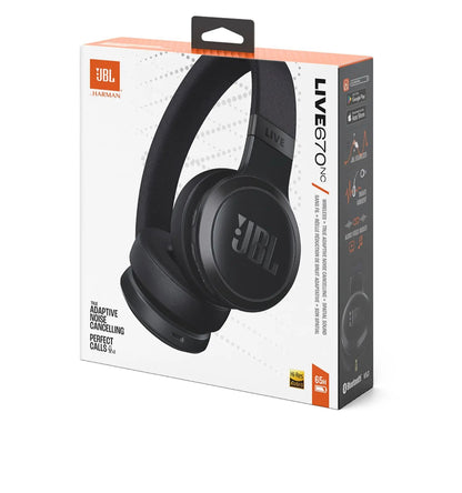 אוזניות קשת בלוטות’ מבית JBL דגם LIVE 670NC (יבואן רשמי מודן)