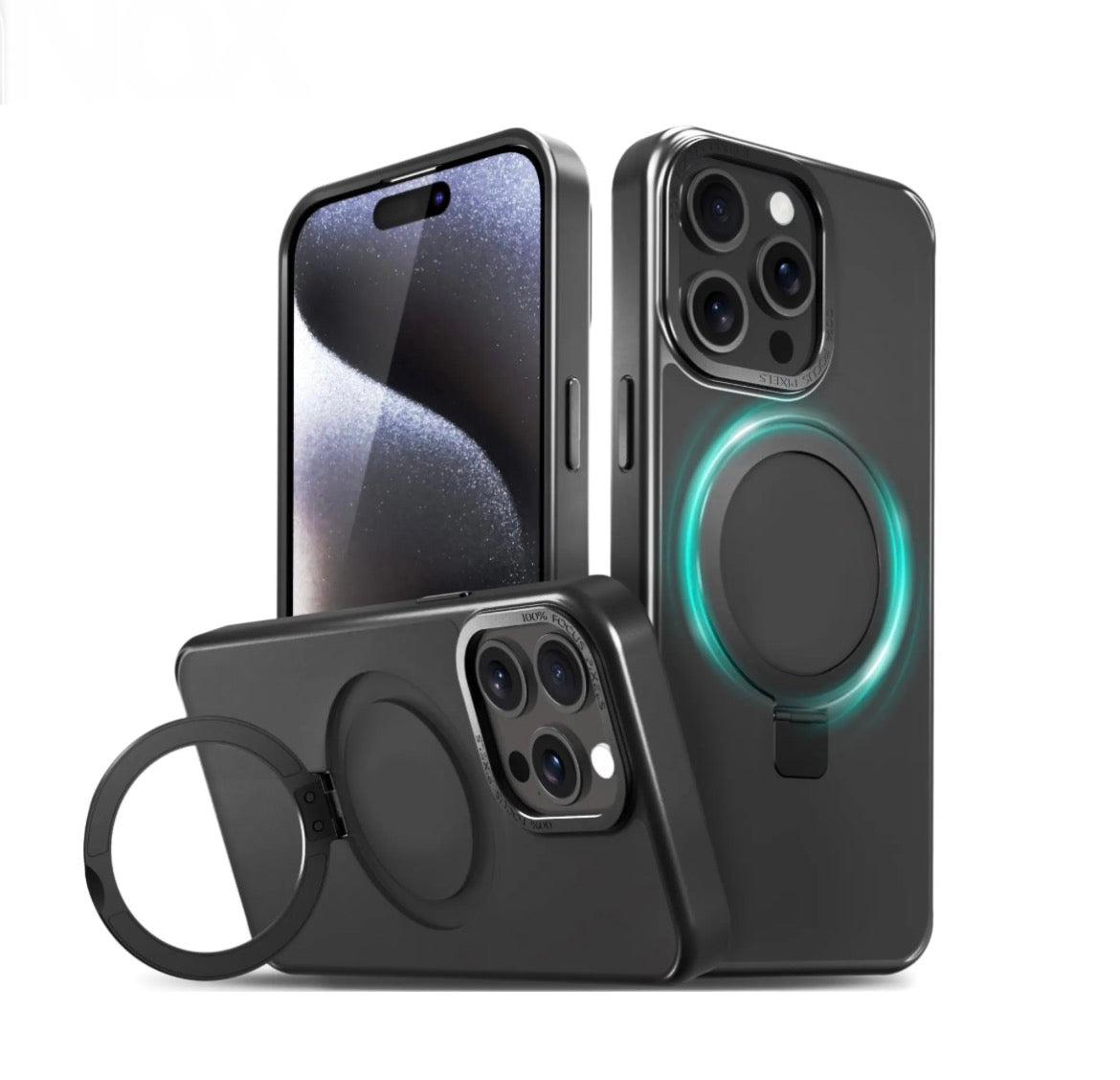 כיסוי Nanox Matte Magsafe Ring ל- iPhone 16e/17e