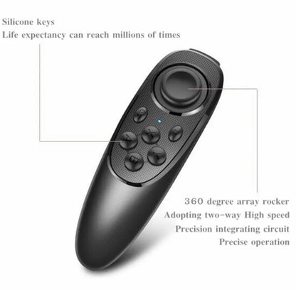 משקפי תלת מימד VR עם אוזניות מובנות כולל שלט