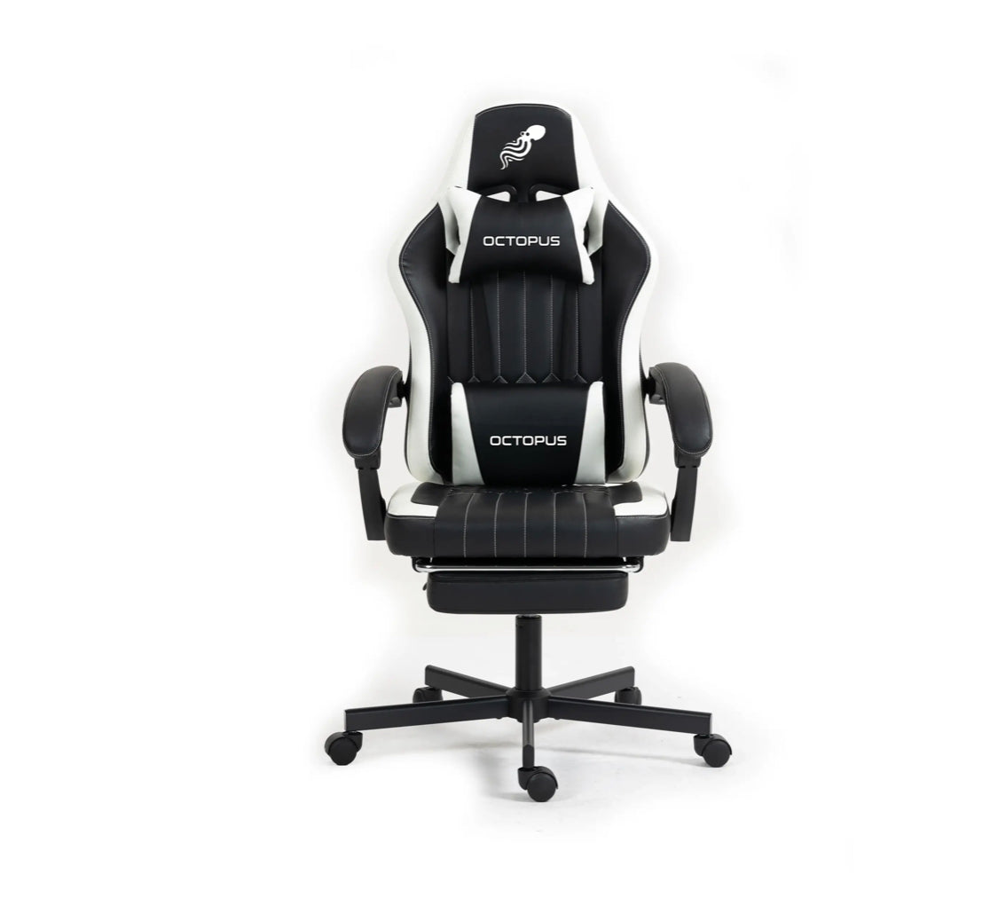 כיסא גיימינג דגם OCT-008 מבית Octopus

עשוי מדמוי עור • זוג כריות • ריקליינר לרגליים