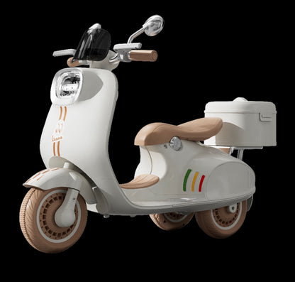 קטנוע וינטאג' לילדים Vintage Vespa Plus 6V מבית BENO עם משלוח חינם עד הבית