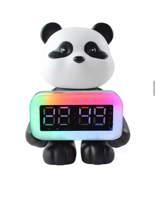 רמקול בלוטות' בצורת פנדה דגם M53
עם שעון דיגיטלי ותאורת RGB