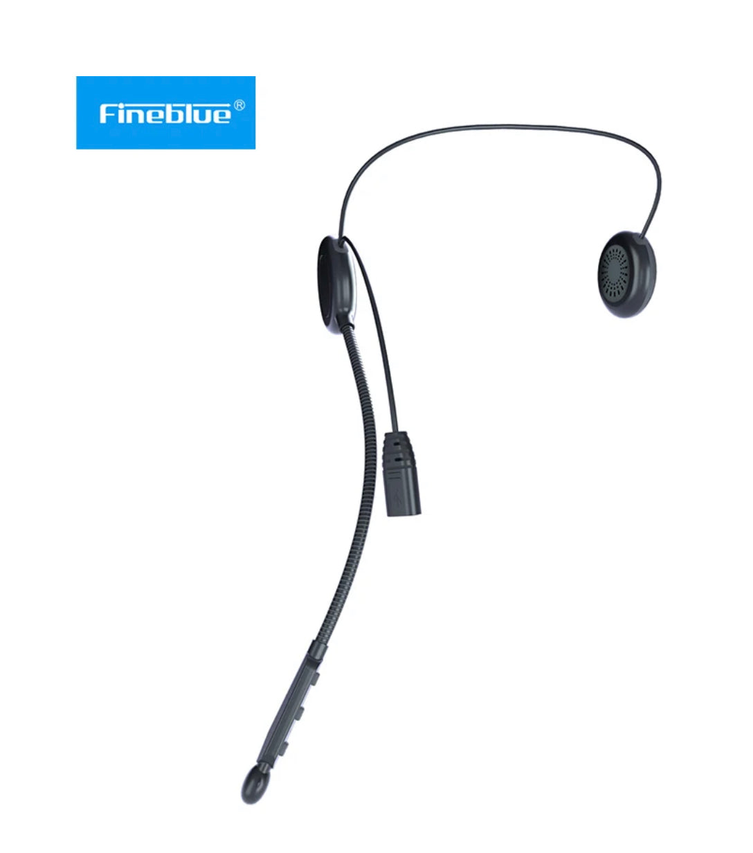 אוזניות קסדה מבית Fineblue דגם GTO