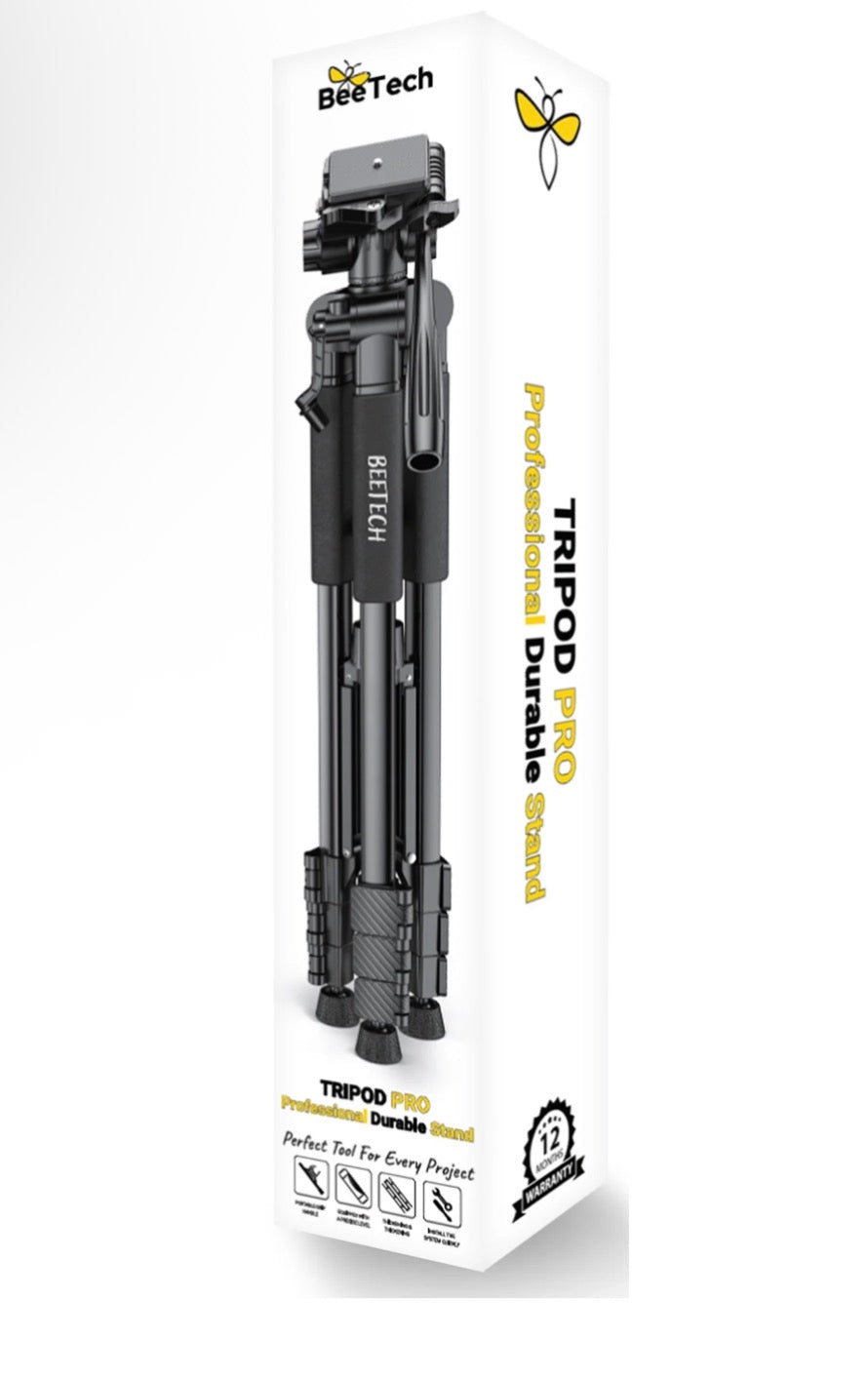 חצובה מקצועית דגם BT-9999 מבית BeeTech
(גובה מקסימלי: 2.1 מטר)