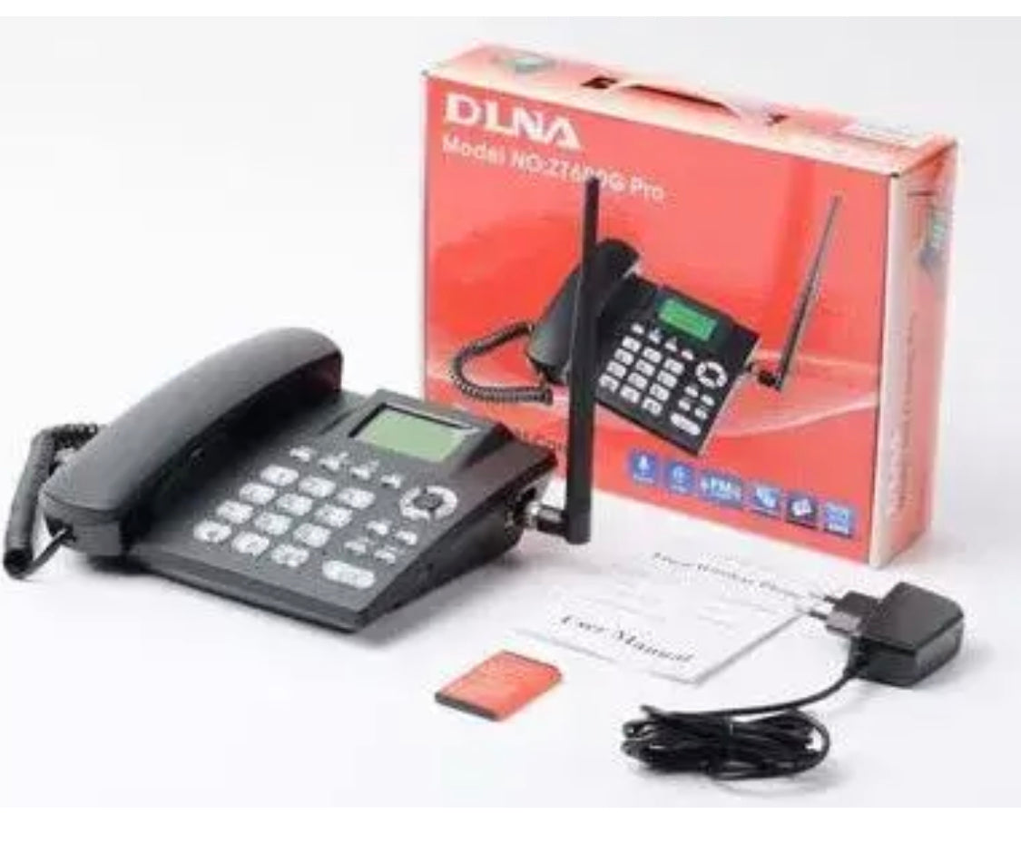 טלפון שפופרת Dual SIM מבית DLNA דגם ZT600G
עם פונקציה להקלטת שיחות - עובד רק דור 2