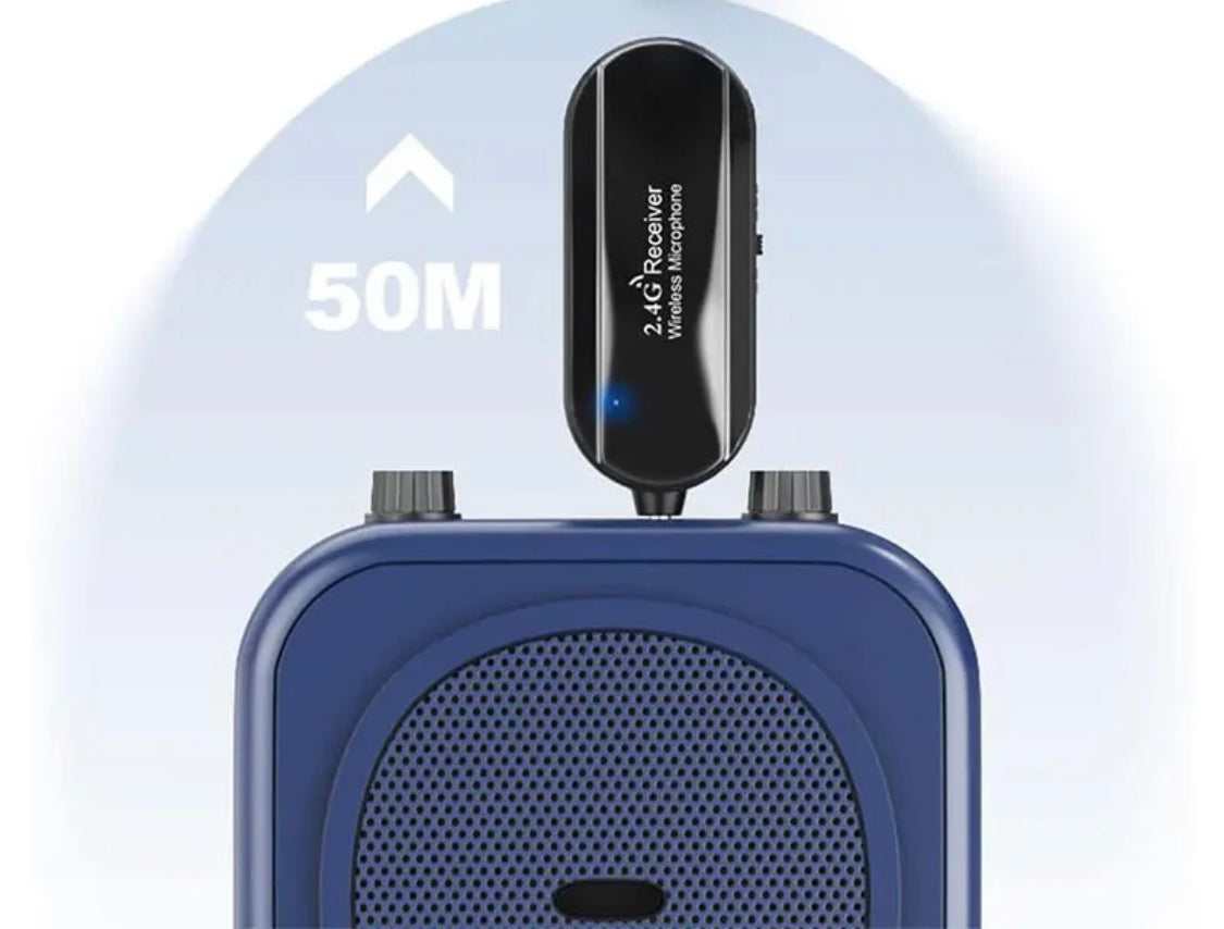 מיקרופון מדונה זוגי אלחוטי מקצועי עד 50 מטר