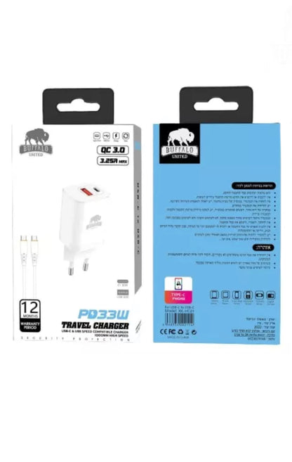 ראש מטען קיר מהירPD 20W מבית באפאלו