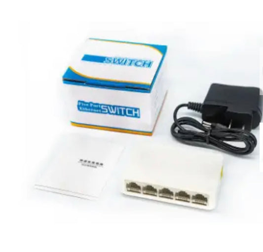 מפצל רשת 5 יציאות Giga דגם SWG05
100-1000MBs