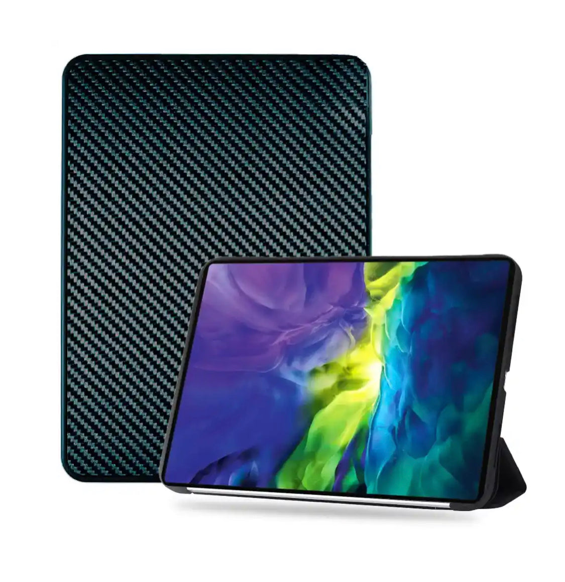 כיסוי ספר מגנט דמוי קרבון