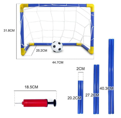 שער פלסטיק לילדים כולל כדור ומשאבה