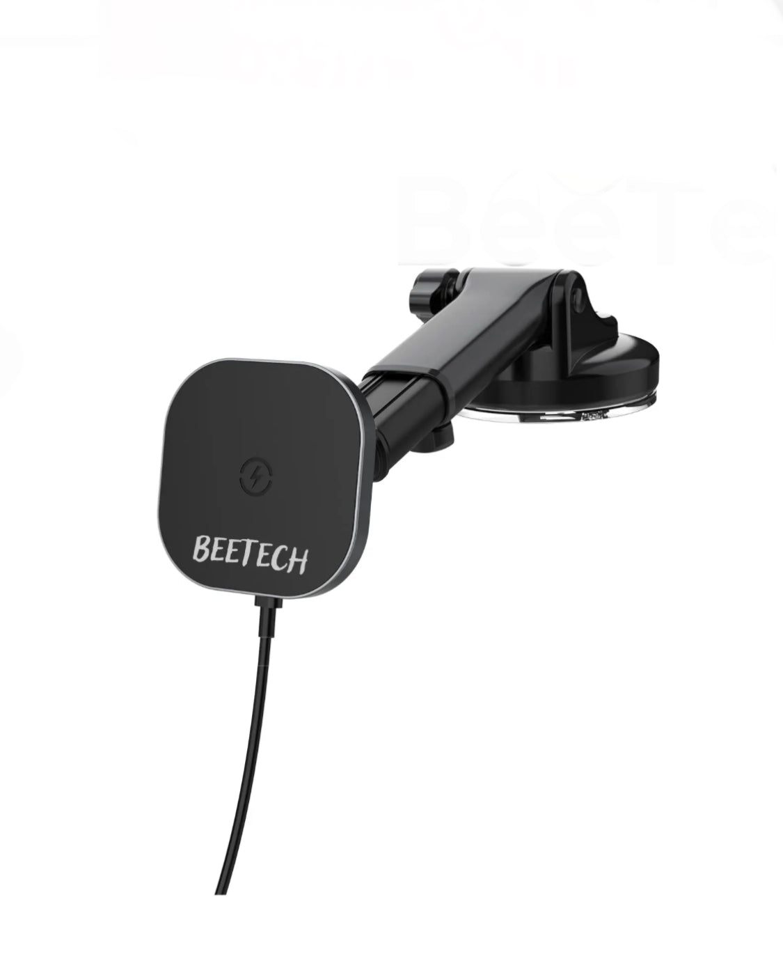 מעמד רכב MagSafe עם טעינה אלחוטית 15W דגם W9-X6 מבית BeeTech