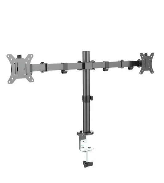 מעמד שולחני עם קליפס לזוג מסכים עד 34 אינץ’