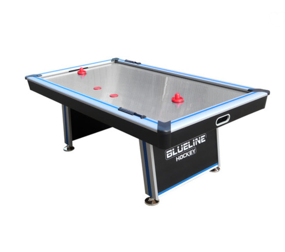 שולחן הוקי ביתי 7 פיט 3 מנועים BLUE LINE עם משטח אלומיניום משלוח חינם מהיר עד הבית