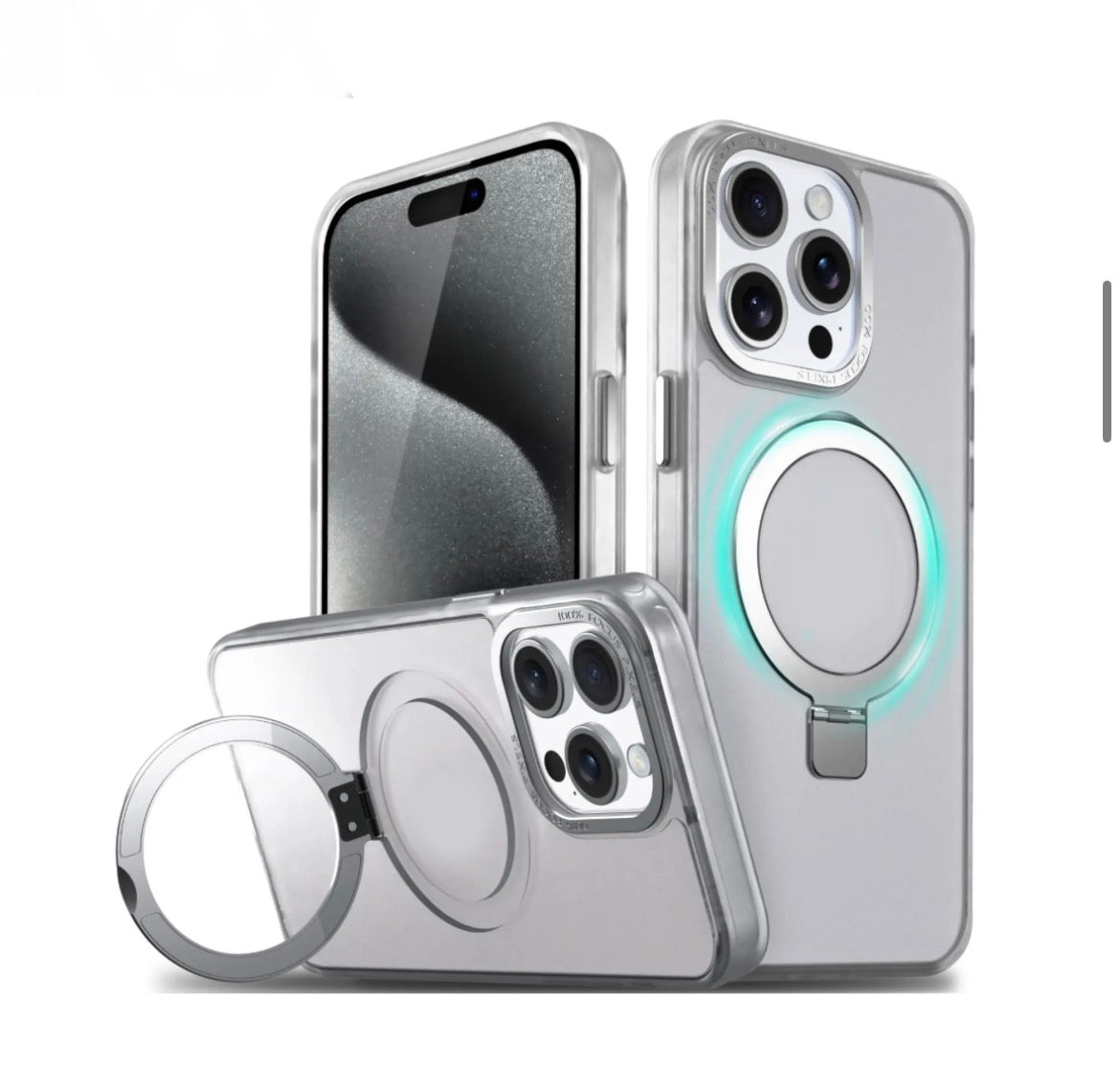 כיסוי Nanox Matte Magsafe Ring ל- iPhone 16e/17e