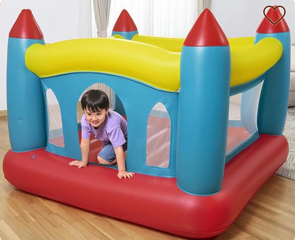 טרמפולינה מתנפחת צבעונית דגם טירה