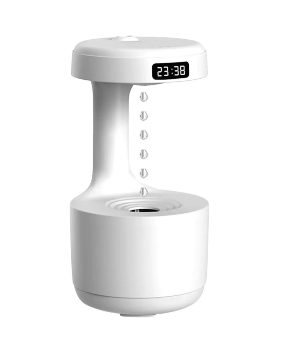 מנורת לילה שולחנית עם שעון ומפיץ ריח דגם LZ-599