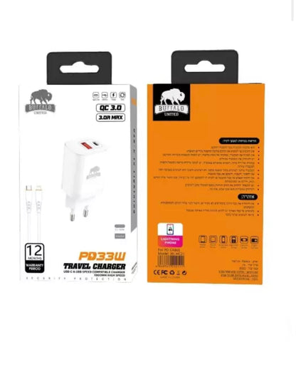 ראש מטען קיר מהירPD 33W מבית באפאלו