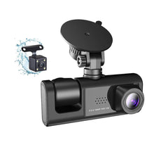 Load image into Gallery viewer, מצלמה לרכב דגם Black Box C309
איכות Full HD עם 3 ערוצי צילום, צילום 24/7 וחיישן G
