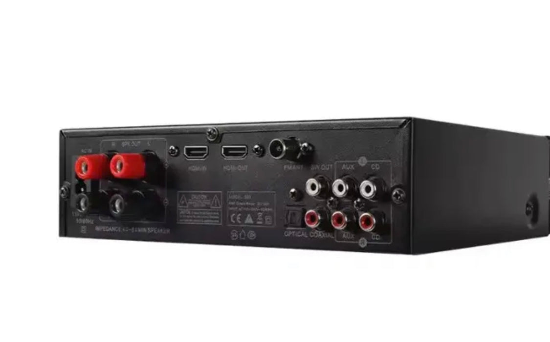 מגבר סטריאו 200W דגם AV-280HD
חיבורים: AUX, USB, BLUETOOTH, HDMI, FM