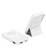Load image into Gallery viewer, מטען נייד אלחוטי עם טעינת MagSafe דגם A27-1


קיבולת 5,000mAh טעינה מהירה 22.5W (טעינת MagSafe 15W
