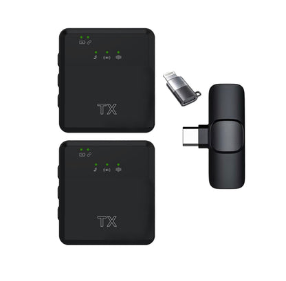 זוג מיקרופונים Dash אלחוטיים דגם K95 לחיבור Type-C/iPhone