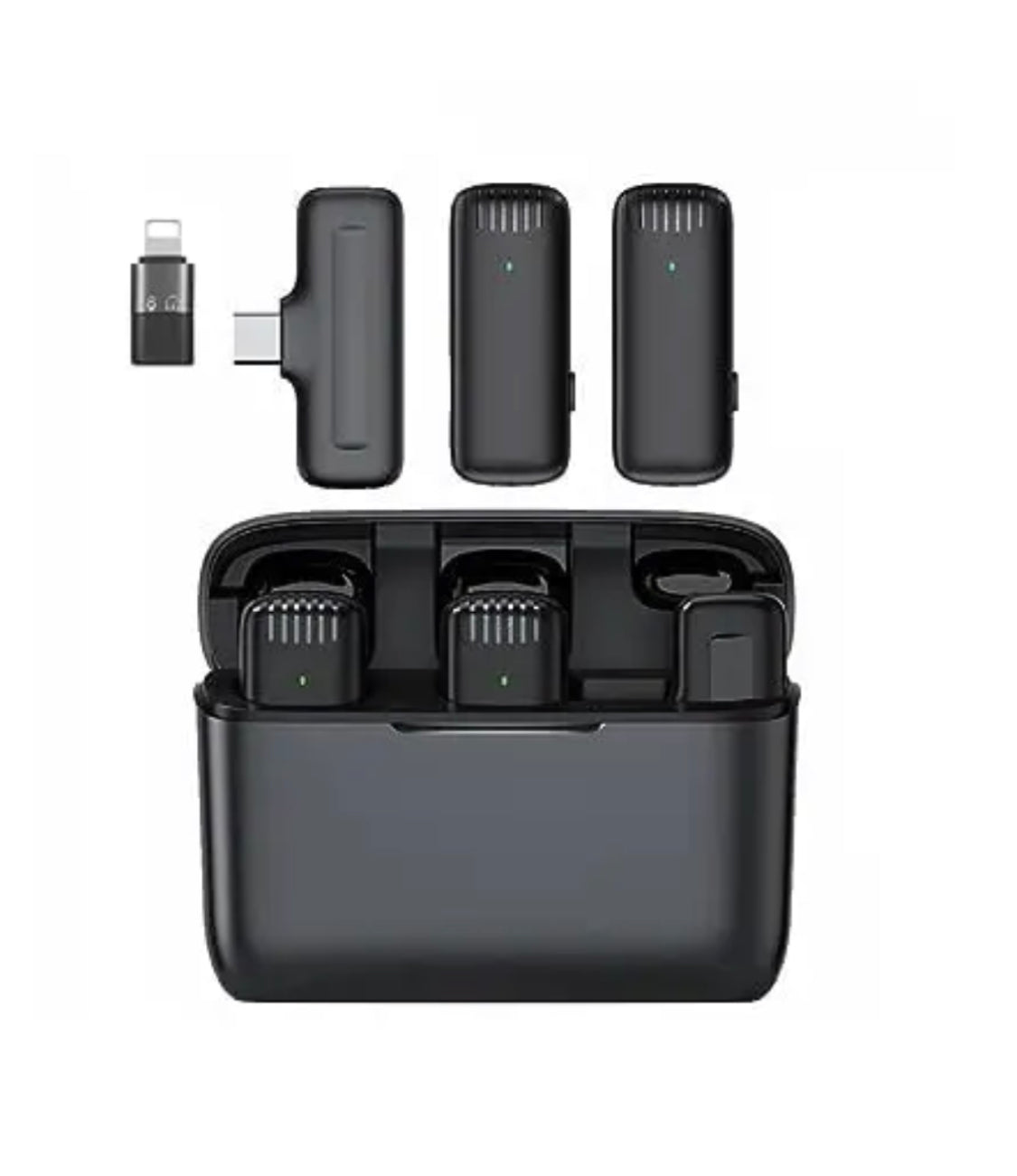 זוג מיקרופונים Dash אלחוטיים דגם K13 לחיבור Type-C/iPhone