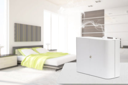 מפיץ ריח על בסיס שמן ואדים בחלל עד 500 מ״ר משלוח חינם לכל הארץ מגיע עם 1 ליטר  מספיק עד 3 חודשים