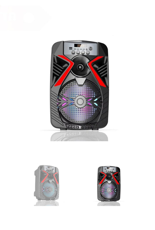 בידורית קריוקי דגם OTY-828 – רמקול בגודל 8 אינץ' בעוצמה של 20W עם מיקרופון חוטי