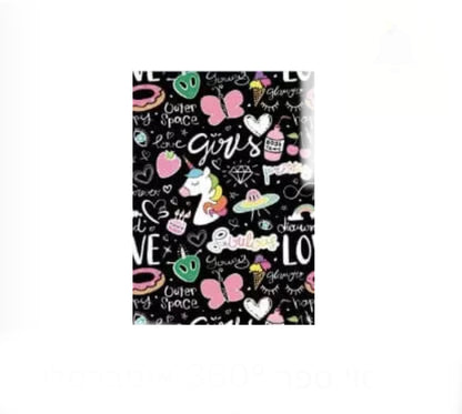 כיסוי ספר 360° אוניברסלי ל- iPad/Tablet גודל 10 אינץ’ דגם ציורים