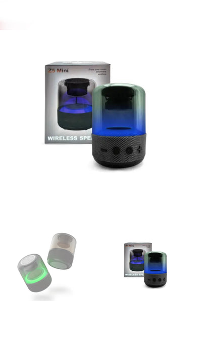 רמקול בלוטות' מיני דגם Z5 Mini עם אורות ואיכותי מאוד!